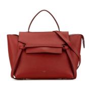 Pre-owned Leather celine-bags Celine Vintage , Red , Dames