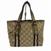 Pre-owned Canvas gucci-bags Gucci Vintage , Brown , Dames