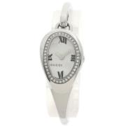 Pre-owned Glass watches Gucci Vintage , White , Dames