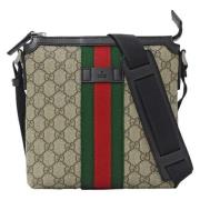 Pre-owned Canvas crossbody-bags Gucci Vintage , Beige , Dames