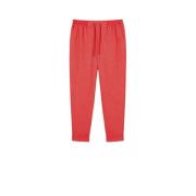 Rode Linnenmix Elastische Taillebroek Marina Rinaldi , Red , Dames