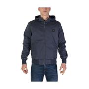 Blauwe Katoenen Jas Herfst/Winter Collectie RefrigiWear , Blue , Heren