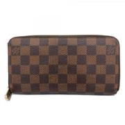 Pre-owned Fabric wallets Louis Vuitton Vintage , Brown , Dames