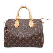 Pre-owned Fabric handbags Louis Vuitton Vintage , Brown , Dames