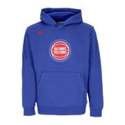 Detroit Pistons Club Hoodie Blauw Nike , Blue , Heren