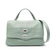 Groene Twist-Lock Schoudertas Zanellato , Green , Dames