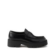 Zwarte Loafer Schoenen voor Mannen Prada , Black , Heren