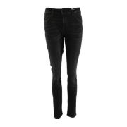 Skinny Mid Rise Jeans Grijs Vrouwen Guess , Gray , Dames