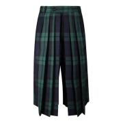 Tartan Hakama Broek Setchu , Multicolor , Dames