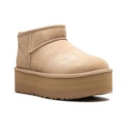 Beige Enkellaarzen Klassieke Stijl UGG , Beige , Dames