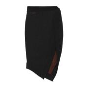 Zwarte en Bruine Rok The Attico , Black , Dames