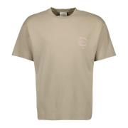 Beige Vignes T-shirt Lente-Zomer 2025 Drole de Monsieur , Beige , Here...