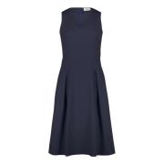 Elegante zomerjurk met V-hals vera mont , Blue , Dames