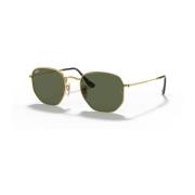 Zeshoekige Metalen Zonnebril Gedurfde Stijl Ray-Ban , Yellow , Unisex