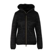 Zwarte Hoodie Jas Alexa Stijl Save The Duck , Black , Dames