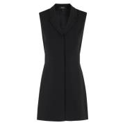 Jurk met Ritssluiting in Admiral Stijl Theory , Black , Dames