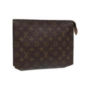 Pre-owned Canvas louis-vuitton-bags Louis Vuitton Vintage , Brown , Da...