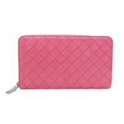 Pre-owned Leather wallets Bottega Veneta Vintage , Pink , Dames