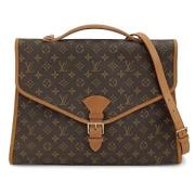 Pre-owned Canvas louis-vuitton-bags Louis Vuitton Vintage , Brown , Da...