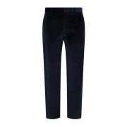 Navy Katoenen Broek PS By Paul Smith , Blue , Heren