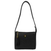 Pre-owned Leather shoulder-bags Bally Pre-owned , Black , Dames