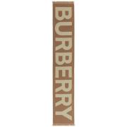 Wollen Jacquard Sjaal Burberry , Brown , Heren