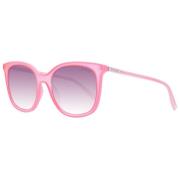 Rosa Vierkante Zonnebril Verloop Paars Guess , Pink , Dames