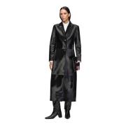 Helene - Zwarte Shearling Jas VSP , Black , Dames