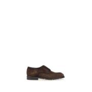 Bruine platte schoenen Santoni , Brown , Heren