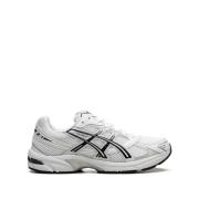 Zwart/Wit Mesh Tiger Strepen Sneakers Asics , White , Dames