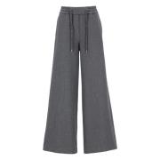 Donkergrijze Elastische Taillebroek Peserico , Gray , Dames