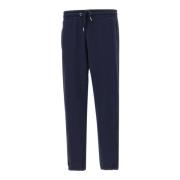 Heren Katoenen Jogger Broek, Blauw Sun68 , Blue , Heren