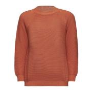 Oranje Sweater met Ribgebreide Tailleband Max Mara Weekend , Orange , ...