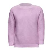 Roze Sweater met Logoprint Max Mara Weekend , Pink , Dames