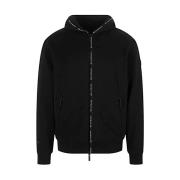 Stijlvolle Sweatshirt voor Mannen Moncler , Black , Heren