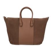 Bruine Handtas - Unieke Stijl Furla , Brown , Dames