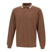 Heren Polo Shirt Bruin Klassieke Stijl Sun68 , Brown , Heren