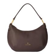 Halvemaan Schoudertas met Afneembare Pouch Braccialini , Brown , Dames