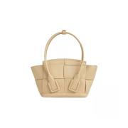 Stijlvolle Leren Tas Bottega Veneta , Beige , Dames