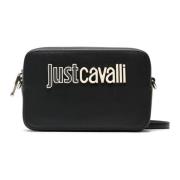 Zwarte Handtas - Unieke Stijl Just Cavalli , Black , Dames