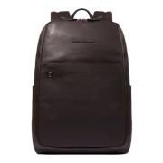 Bruine Rugzak met Laptop en iPad Bescherming Piquadro , Brown , Unisex