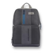 Leren Rugzak Piquadro , Black , Heren