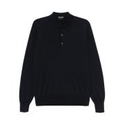 Stijlvolle Sweater voor Mannen Tom Ford , Blue , Heren