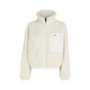 Stijlvolle Fleece-jassen Tommy Hilfiger , Beige , Dames