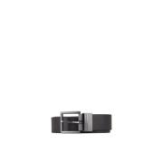 Multicolor Leren Riem met Metalen Gesp Armani Exchange , Multicolor , ...