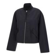 Midnight Blue Bomberjack voor Vrouwen Closed , Blue , Dames