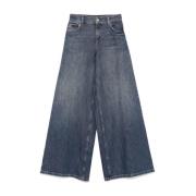 Indigo Blauwe Klassieke Vijf Zak Jeans Alice + Olivia , Blue , Dames