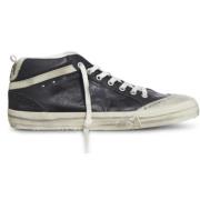 Platte schoenen in goud Golden Goose , Black , Heren