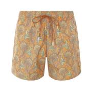 Rood Paisley Zwemkleding Set Etro , Multicolor , Heren