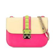 Pre-owned Leather shoulder-bags Valentino Vintage , Multicolor , Dames